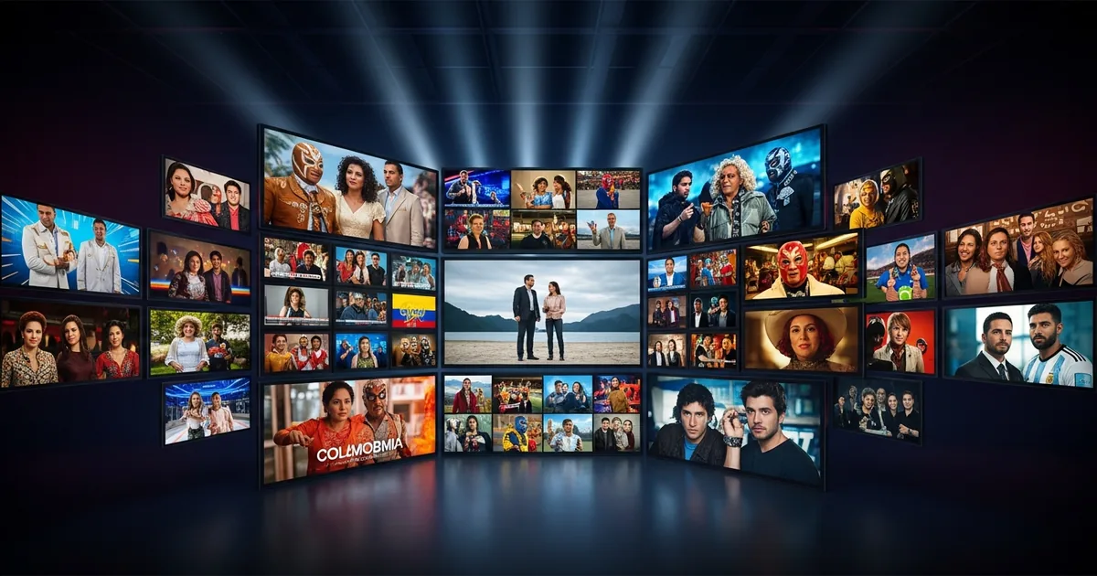 Canales latinos IPTV Mexico Colombia Argentina Chile Peru